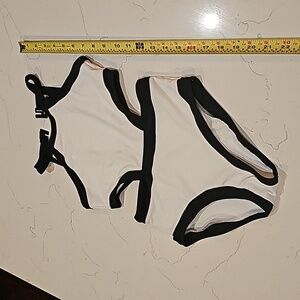 Custom Swimsuit Girls 8 Black and White